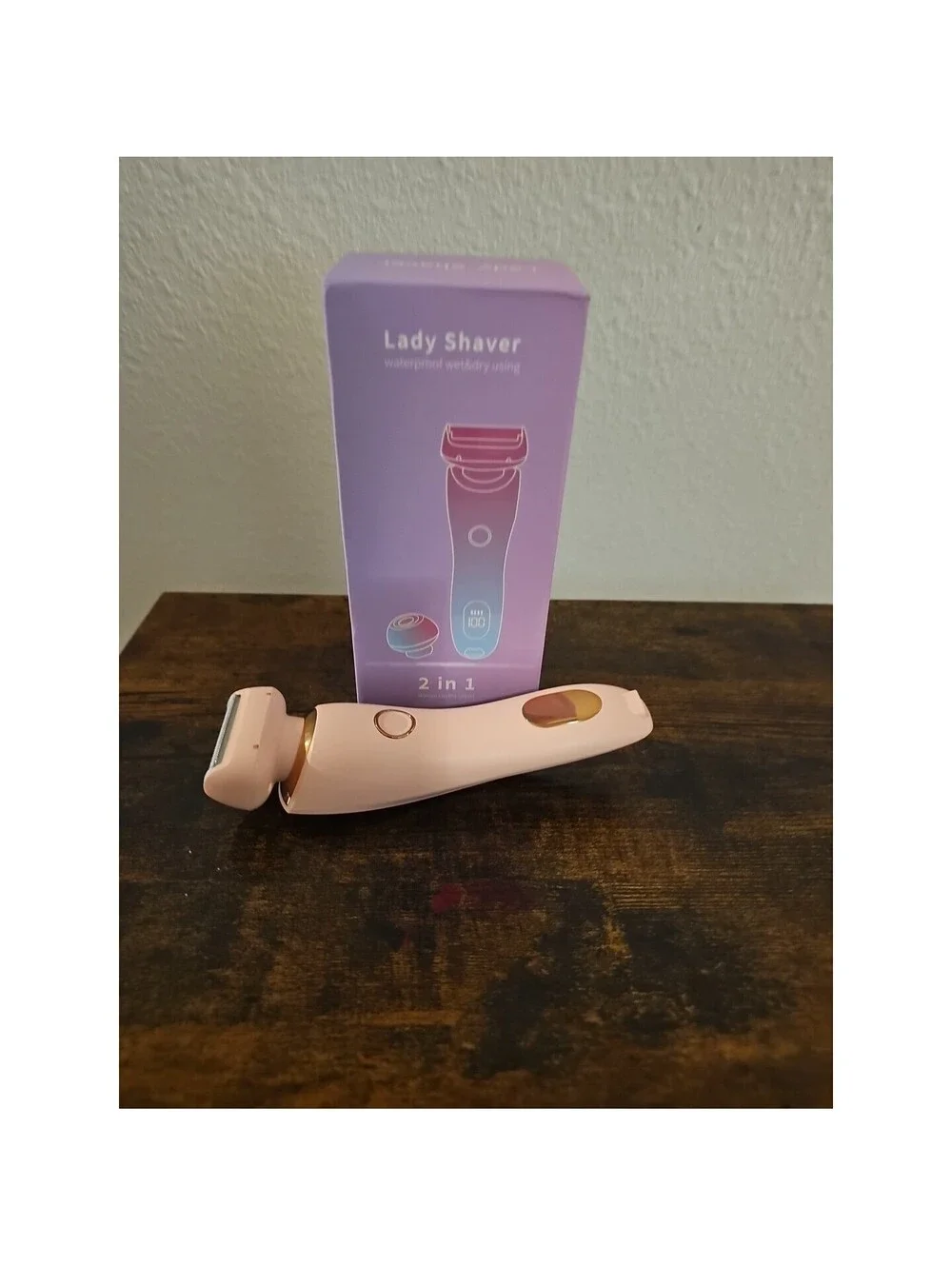 2 in 1 Dual Head Electric Lady Waterproof Shaver Razor for Women Private Parts